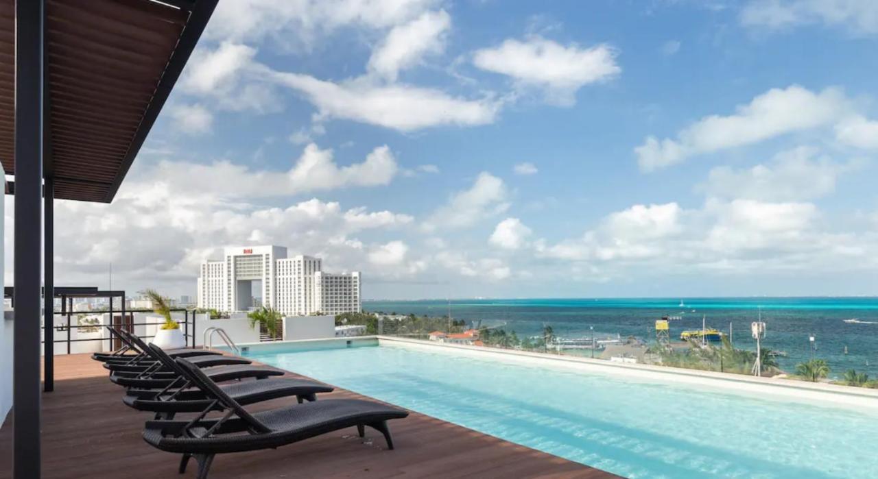 Elegant Apartment Well Located In The Hotel Zone Of Cancún Esterno foto
