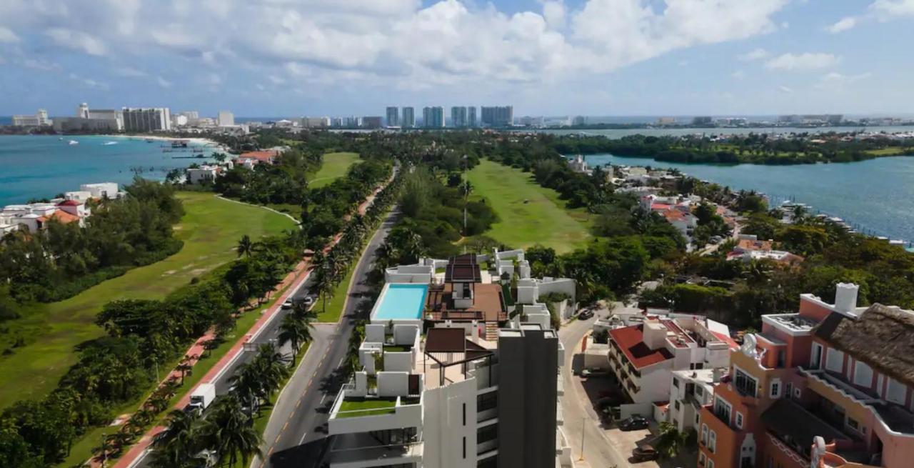 Elegant Apartment Well Located In The Hotel Zone Of Cancún Esterno foto